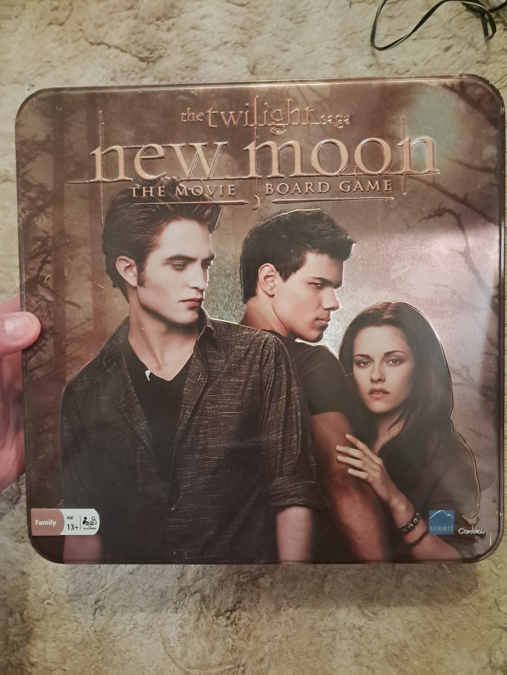 The Twilight Saga: New Moon Movie Board Game - Brown Collector Tin